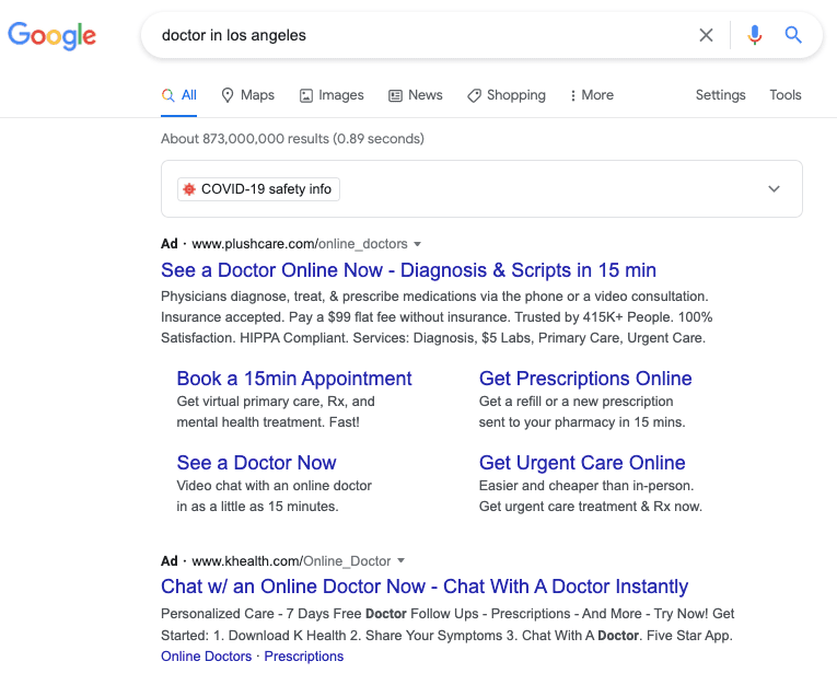 Google search